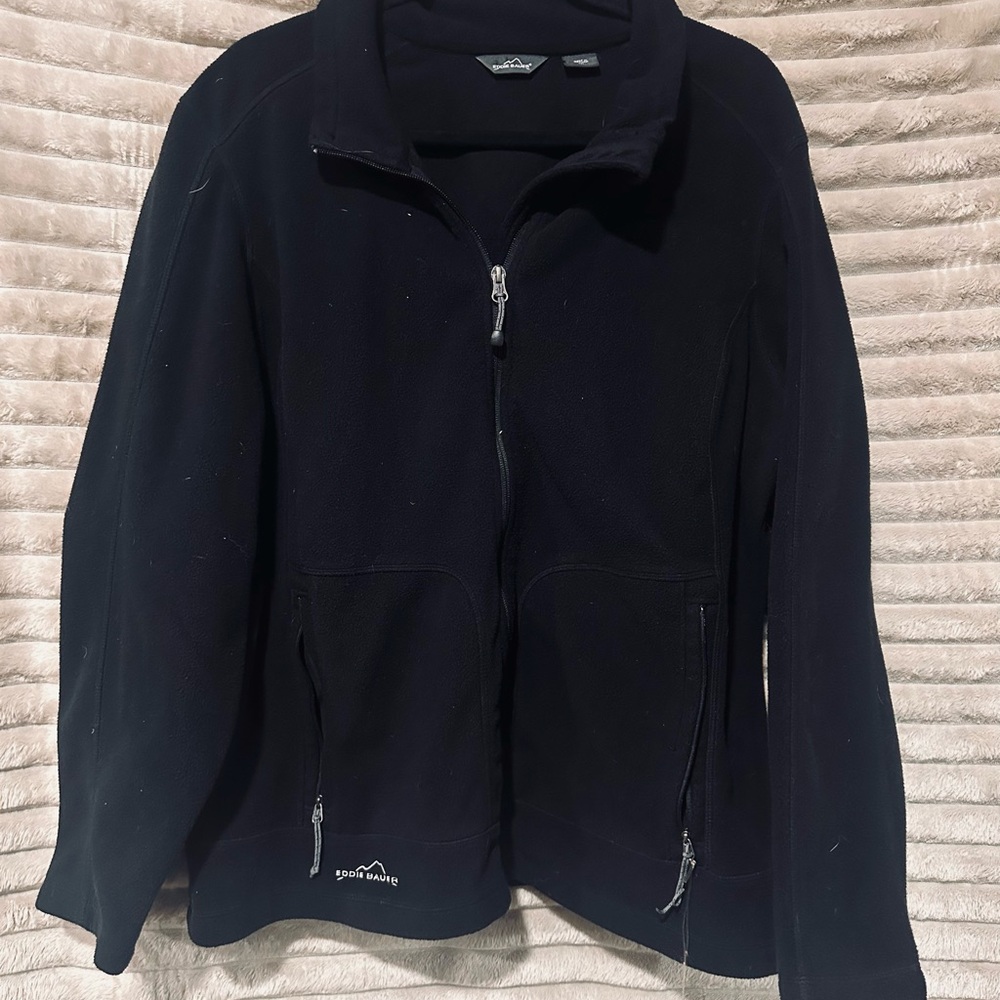 Eddie Bauer Midnight Black Fleece Jacket